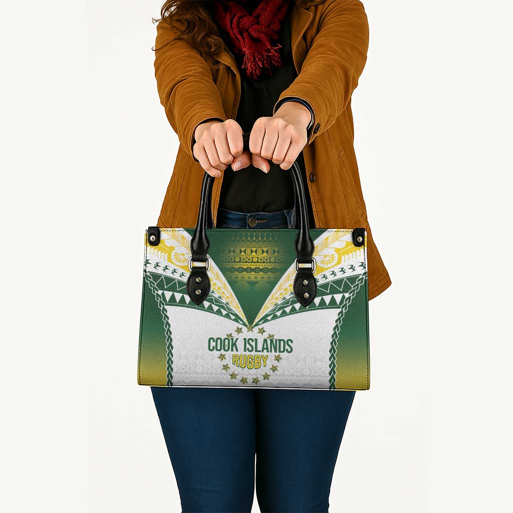 Cook Islands Rugby Leather Bag Kuki's Aitu Champions - Polynesian Pride
