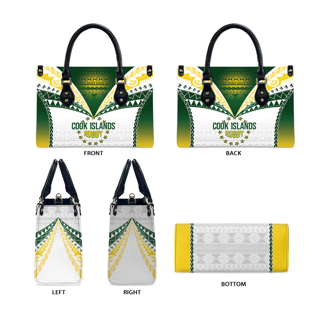 Cook Islands Rugby Leather Bag Kuki's Aitu Champions - Polynesian Pride