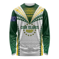 Cook Islands Rugby Custom Long Sleeve Shirt Kuki's Aitu Champions - Polynesian Pride