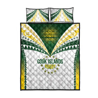 Cook Islands Rugby Quilt Bed Set Kuki's Aitu Champions - Polynesian Pride