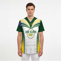 Cook Islands Rugby Custom Scrub Top Kuki's Aitu Champions - Polynesian Pride