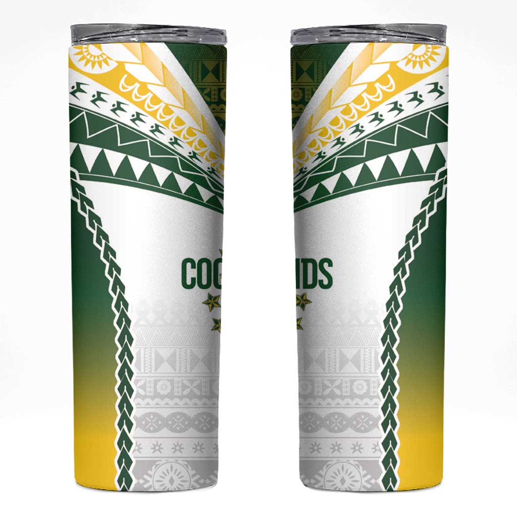 Cook Islands Rugby Skinny Tumbler Kuki's Aitu Champions - Polynesian Pride