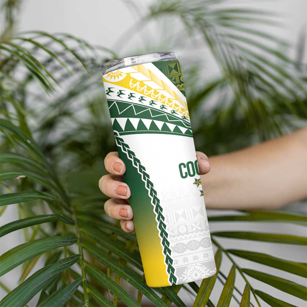 Cook Islands Rugby Skinny Tumbler Kuki's Aitu Champions - Polynesian Pride