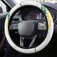 Cook Islands Rugby Steering Wheel Cover Kuki's Aitu Champions - Polynesian Pride