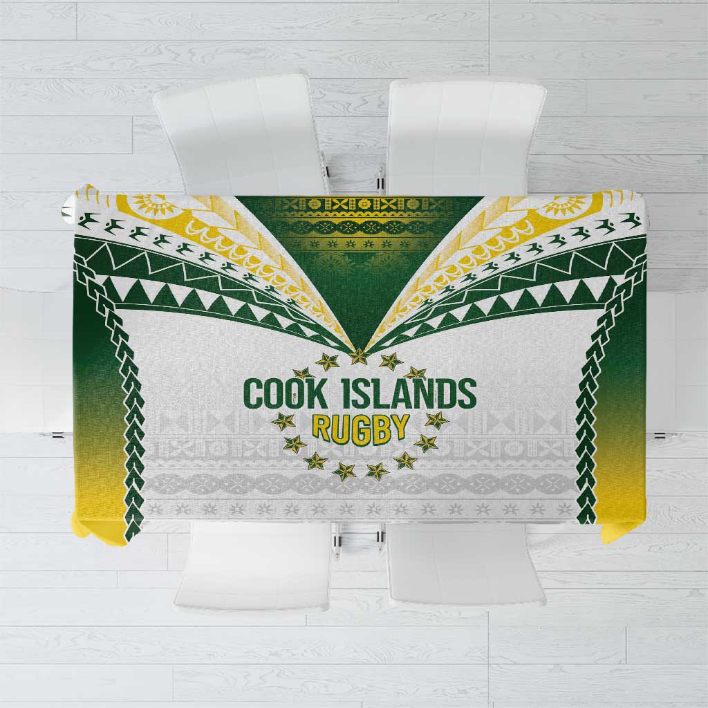 Cook Islands Rugby Tablecloth Kuki's Aitu Champions - Polynesian Pride