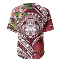 Aloha Hawaii Big Island Baseball Jersey Ohia Lehua Wahine LT7 - Polynesian Pride