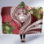 Aloha Hawaii Big Island Hooded Blanket Ohia Lehua Wahine