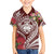 Aloha Hawaii Big Island Kid Hawaiian Shirt Ohia Lehua Wahine