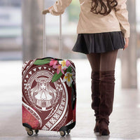 Aloha Hawaii Big Island Luggage Cover Ohia Lehua Wahine