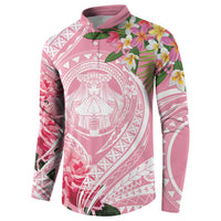 Aloha Hawaii Maui Button Sweatshirt Goddess Lokelani Rose
