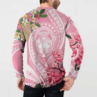 Aloha Hawaii Maui Button Sweatshirt Goddess Lokelani Rose