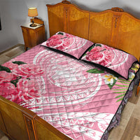 Aloha Hawaii Maui Quilt Bed Set Goddess Lokelani Rose