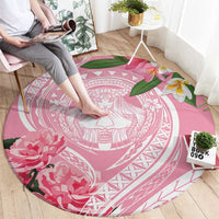 Aloha Hawaii Maui Round Carpet Goddess Lokelani Rose LT7 - Polynesian Pride