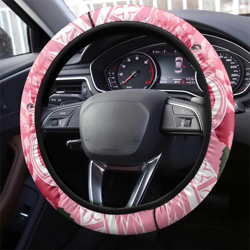 Aloha Hawaii Maui Steering Wheel Cover Goddess Lokelani Rose