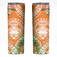 Aloha Hawaii Lanai Skinny Tumbler Frangipani Mix Pineapple