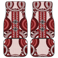 Bula Fiji Vintage Car Mats Scarlet Masi Motifs