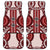 Bula Fiji Vintage Car Mats Scarlet Masi Motifs