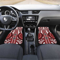Bula Fiji Vintage Car Mats Scarlet Masi Motifs