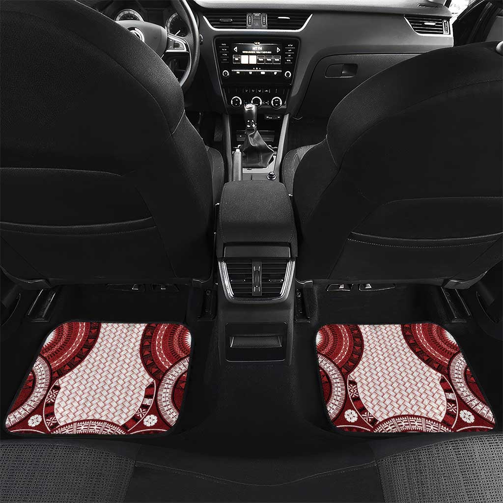 Bula Fiji Vintage Car Mats Scarlet Masi Motifs