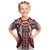Bula Fiji Vintage Kid T Shirt Scarlet Masi Motifs