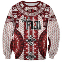 Bula Fiji Vintage Sweatshirt Scarlet Masi Motifs