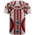 Bula Fiji Vintage T Shirt Scarlet Masi Motifs