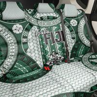 Bula Fiji Vintage Back Car Seat Cover Phthalo Green Masi Motifs