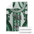 Bula Fiji Vintage Blanket Phthalo Green Masi Motifs