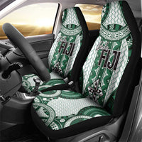 Bula Fiji Vintage Car Seat Cover Phthalo Green Masi Motifs