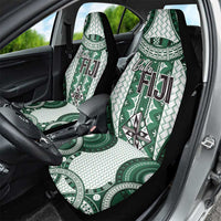 Bula Fiji Vintage Car Seat Cover Phthalo Green Masi Motifs