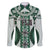 Bula Fiji Vintage Family Matching Summer Maxi Dress and Hawaiian Shirt Phthalo Green Masi Motifs