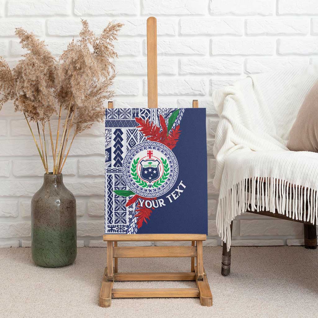 Samoa Rugby Personalized Canvas Wall Art Toa Samoa Myriad Siapo