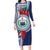 Samoa Rugby Personalized Family Matching Long Sleeve Bodycon Dress and Hawaiian Shirt Toa Samoa Myriad Siapo