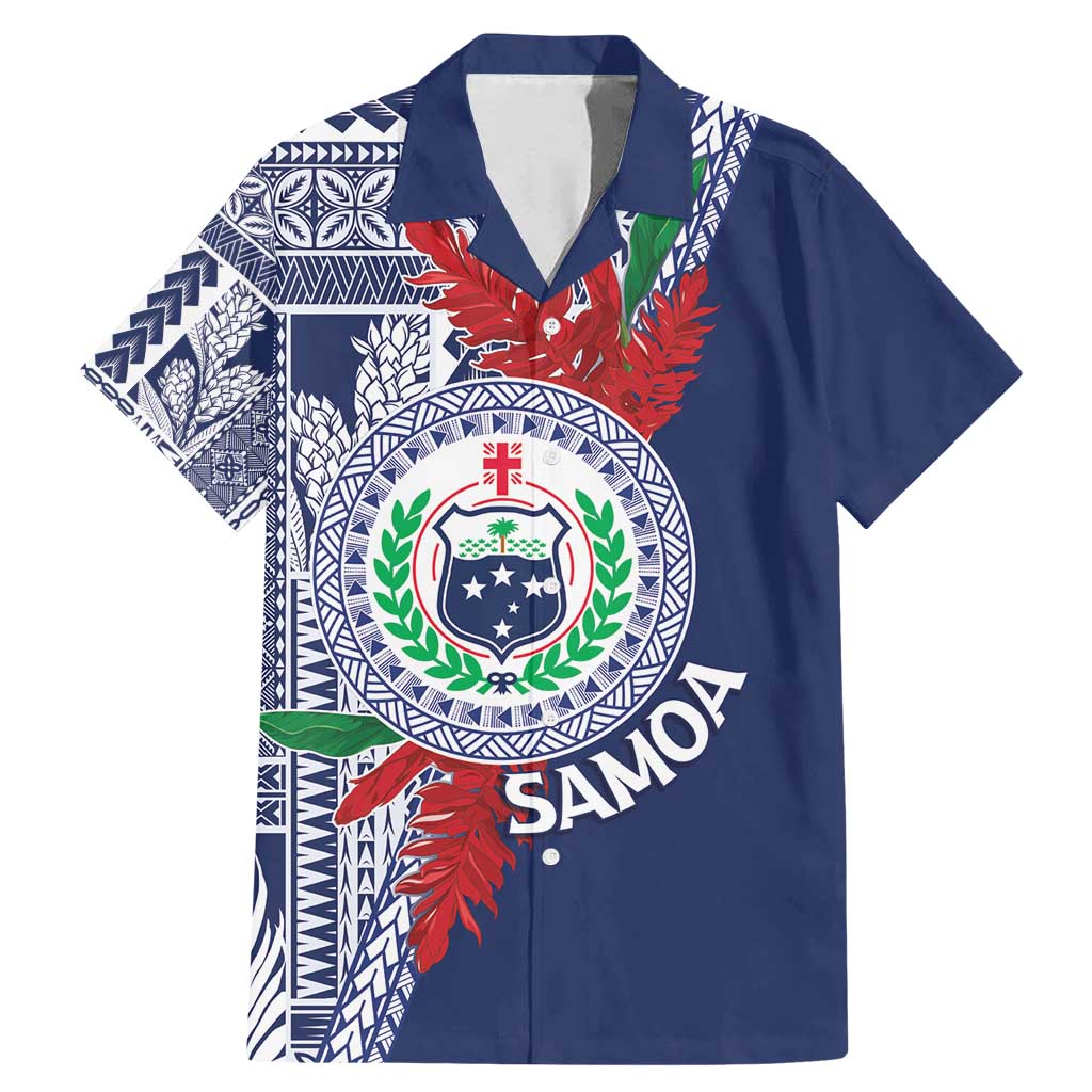 Samoa Rugby Personalized Family Matching Mermaid Dress and Hawaiian Shirt Toa Samoa Myriad Siapo