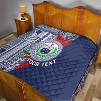 Samoa Rugby Personalized Quilt Toa Samoa Myriad Siapo