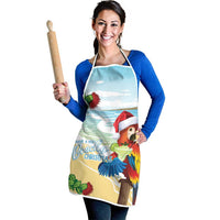 Have A Very Beach Christmas Apron Parrot By Lehua Flower - Polynesian Pride