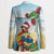 Have A Very Beach Christmas Blazer Parrot By Lehua Flower - Polynesian Pride