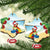Have A Very Beach Christmas Ceramic Ornament Parrot By Lehua Flower - Polynesian Pride