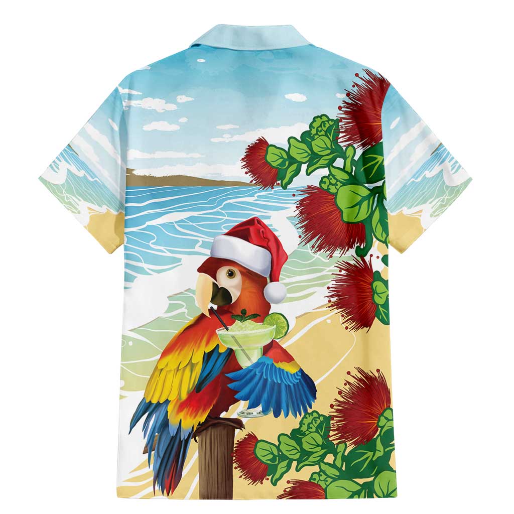 Have A Very Beach Christmas Family Matching Mermaid Dress and Hawaiian Shirt Parrot By Lehua Flower - Polynesian Pride
