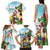 Have A Very Beach Christmas Family Matching Tank Maxi Dress and Hawaiian Shirt Parrot By Lehua Flower - Polynesian Pride