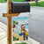 Have A Very Beach Christmas Garden Flag Parrot By Lehua Flower - Polynesian Pride