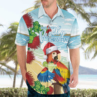 Have A Very Beach Christmas Hawaiian Shirt Parrot By Lehua Flower - Polynesian Pride