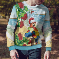 Have A Very Beach Christmas Ugly Christmas Sweater Parrot By Lehua Flower LT7 - Polynesian Pride