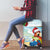Have A Very Beach Christmas Luggage Cover Parrot By Lehua Flower - Polynesian Pride