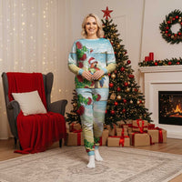 Have A Very Beach Christmas Pajama Set Parrot By Lehua Flower - Polynesian Pride