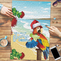 Have A Very Beach Christmas Puzzle Parrot By Lehua Flower - Polynesian Pride