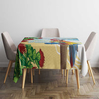 Have A Very Beach Christmas Tablecloth Parrot By Lehua Flower - Polynesian Pride