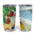 Have A Very Beach Christmas Tumbler Cup Parrot By Lehua Flower - Polynesian Pride