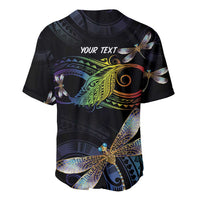 Personalised Polynesian Memorial Baseball Jersey Your Wings Were Ready But My Heart Was Not LT7 - Polynesian Pride