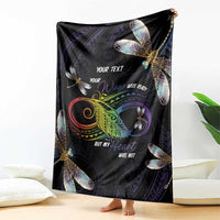 Personalised Polynesian Memorial Blanket Your Wings Were Ready But My Heart Was Not